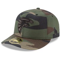 Men's Atlanta Falcons New Era Woodland Camo Low Profile 59FIFTY Fitted Hat 2533955